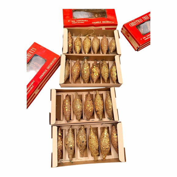 Vintage Christmas Ornaments from Spot-Lite Made in Japan 4 boxes - Picture 4 of 9